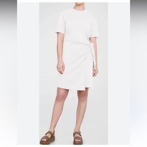 Vince Side Tie T-Shirt Dress